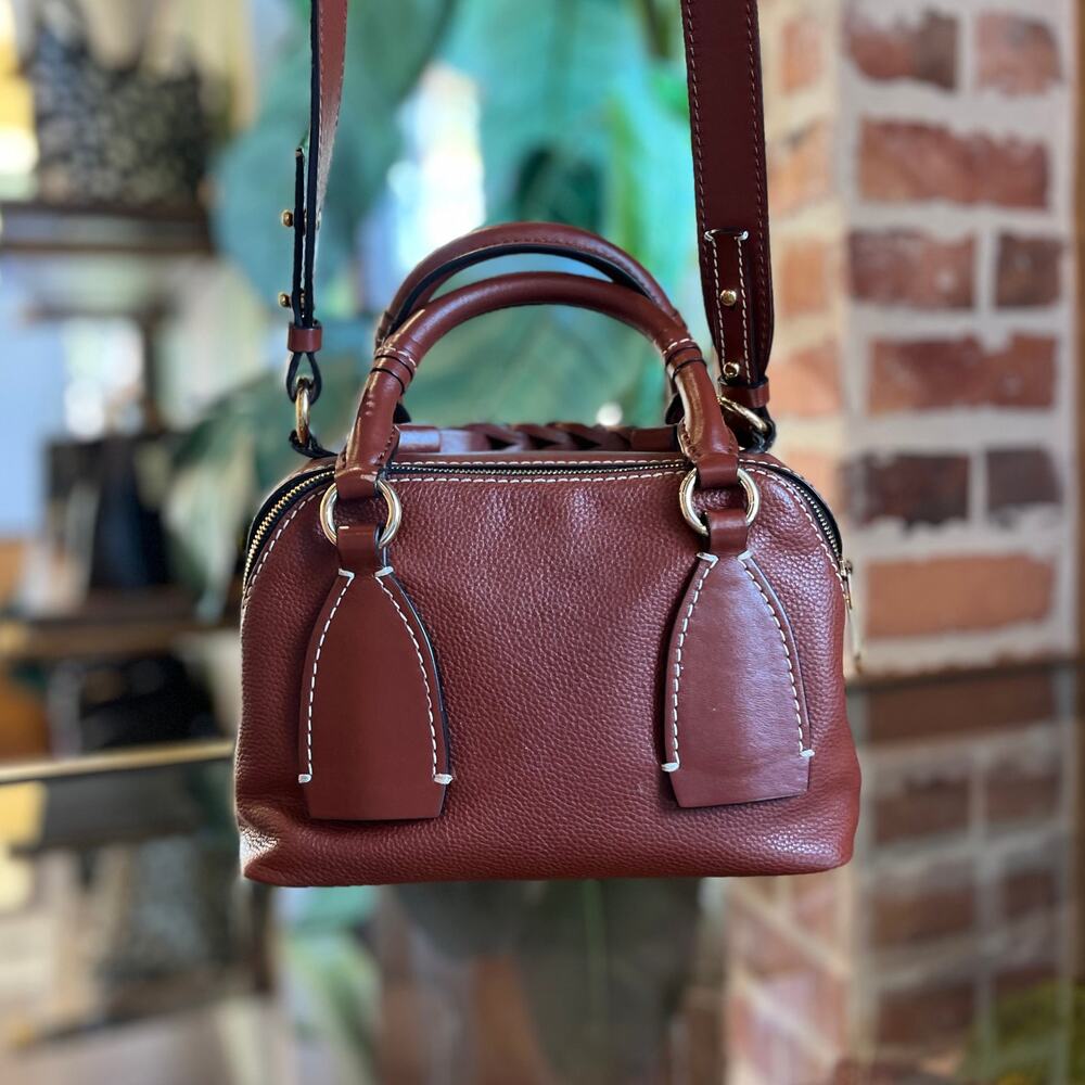 CHLOE Daria Small Leather Top Handle Bag - Picture 3 of 8
